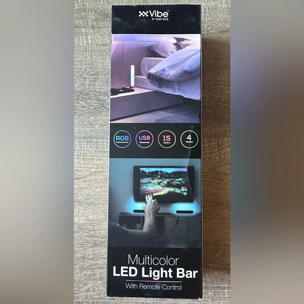 Multicolor-Light Bar-4 Light Modes With Remote Control-USB Powered